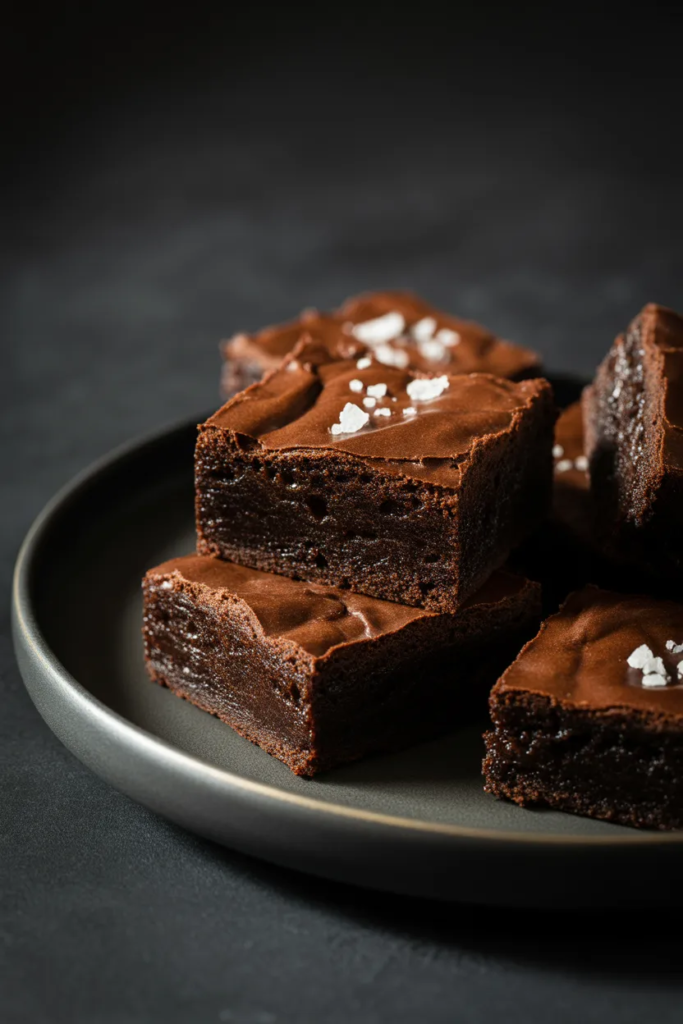 Dark Chocolate Sea Salt Brownies