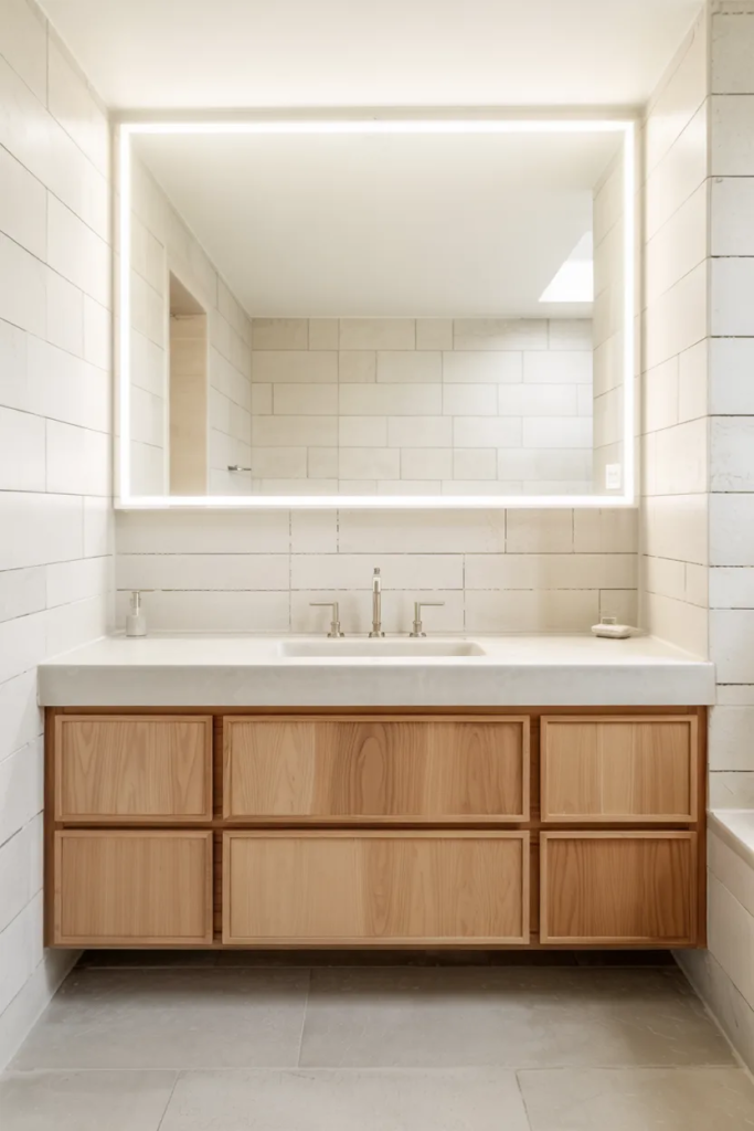 Backlit Mirrors for a Modern Look