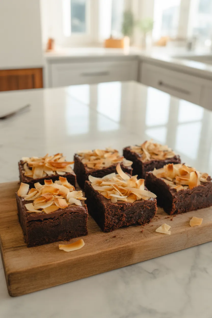 Coconut Chocolate Brownies