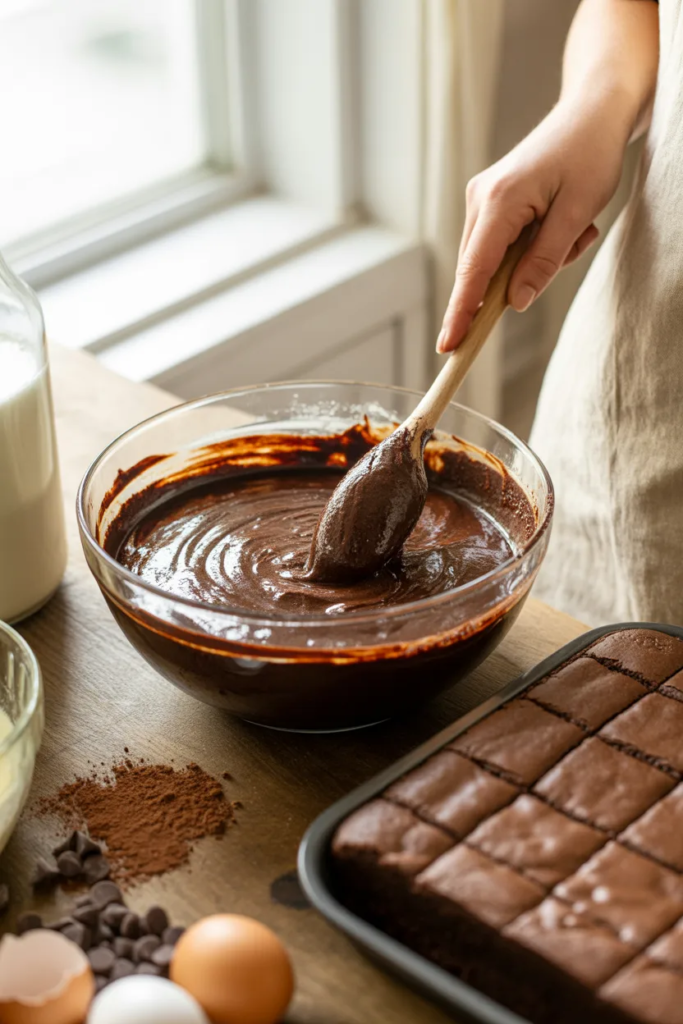 One-Bowl Brownies