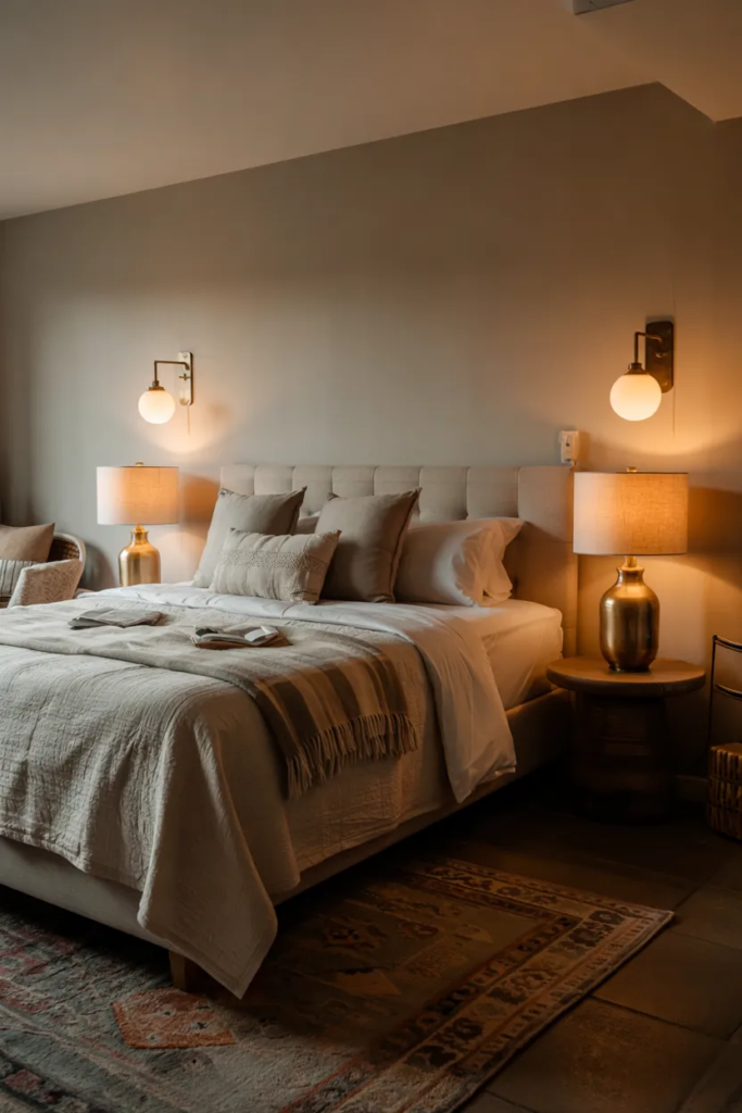  Layered Lighting Design - Basement Bedroom Ideas