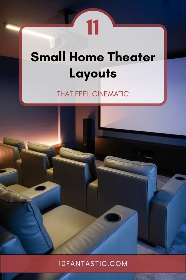 11 Small Home Theater Layouts that Feel Cinematic