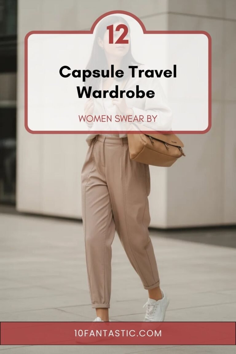 12 Capsule Travel Wardrobe Women Swear by