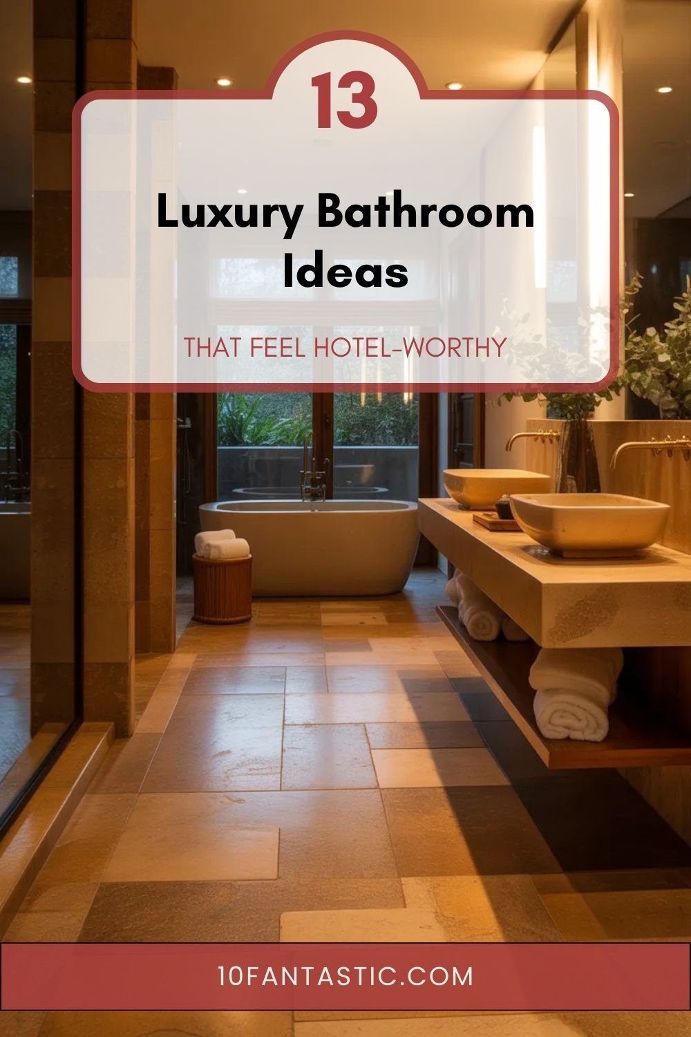 13 Luxury Bathroom Ideas that Feel Hotel-Worthy