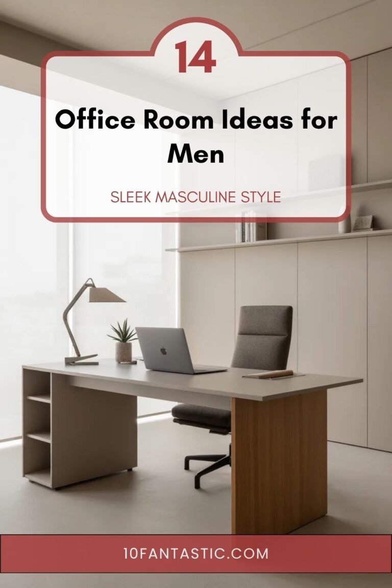 14 Office Room Ideas for Men Sleek Masculine Style