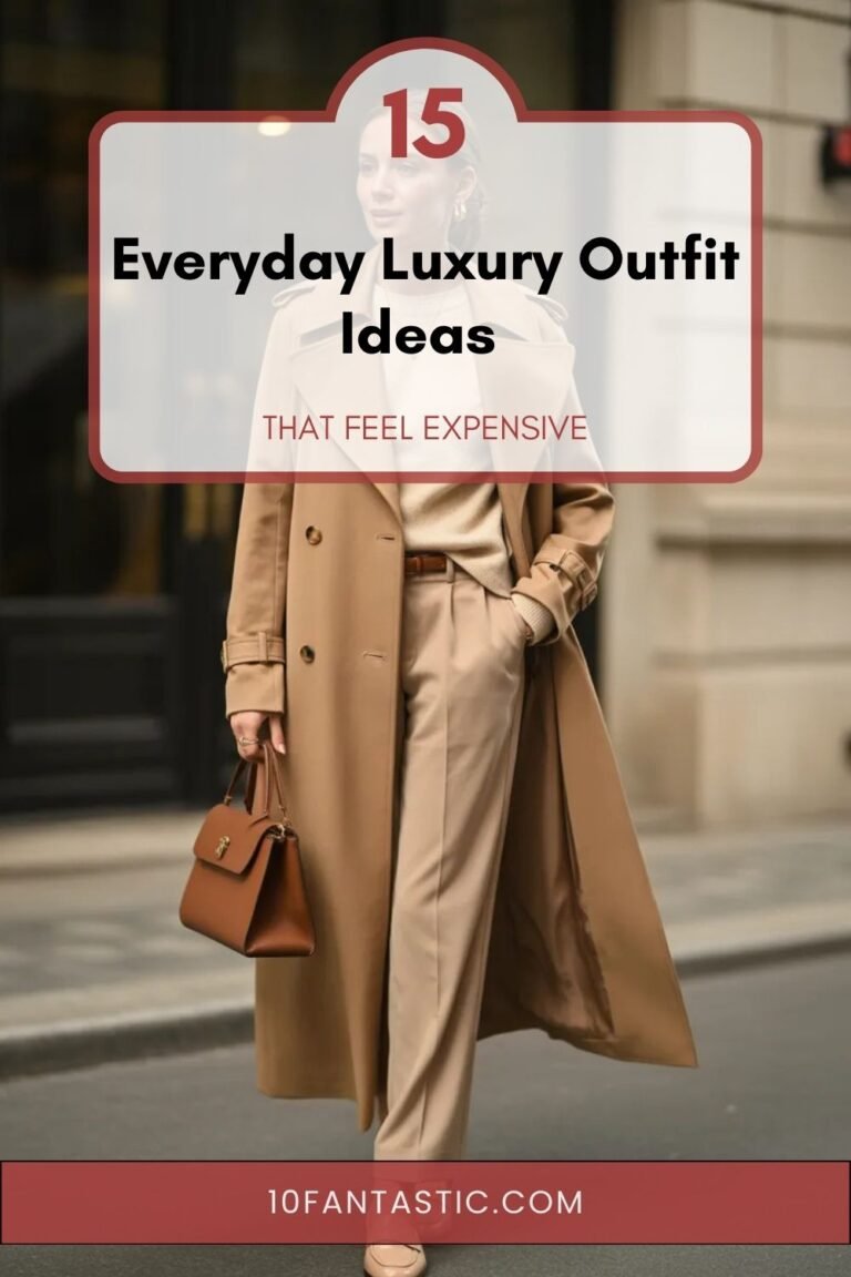 15 Everyday Luxury Outfit Ideas That Feel Expensive