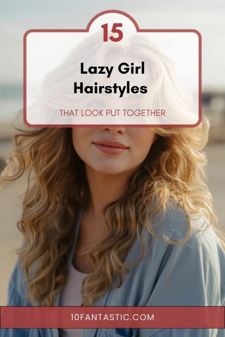 15 Lazy Girl Hairstyles that Look Put Together