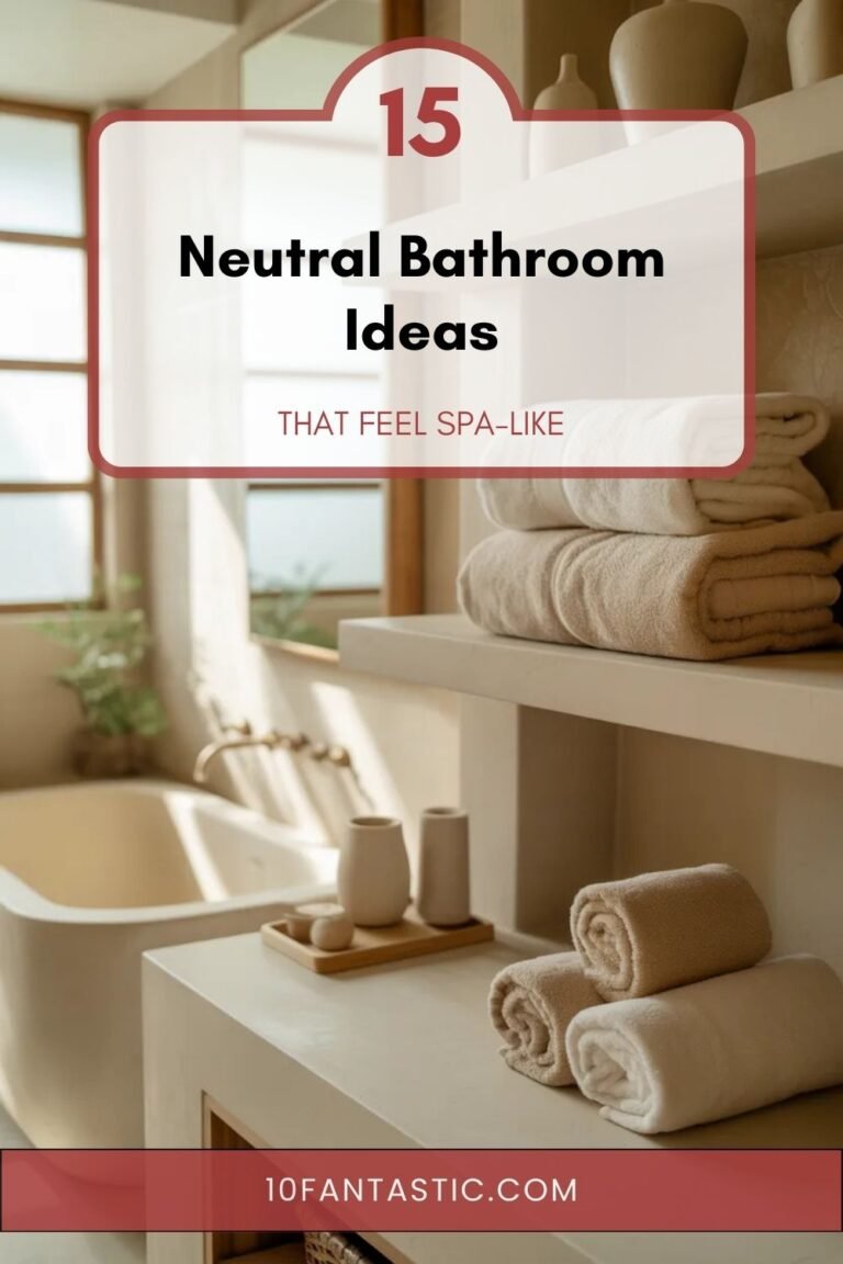 15 Neutral Bathroom Ideas that Feel Spa-Like