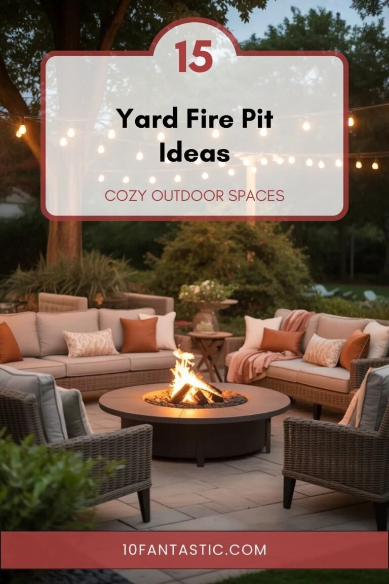 15 Yard Fire Pit Ideas Cozy Outdoor Spaces