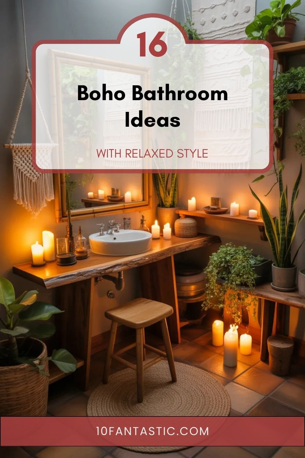 16 Boho Bathroom Ideas with Relaxed Style
