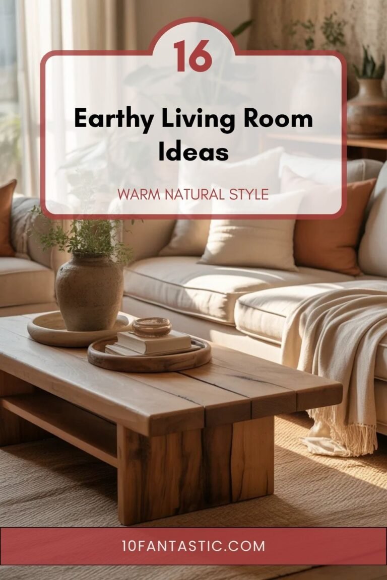 16 Earthy Living Room Ideas Warm Natural Style
