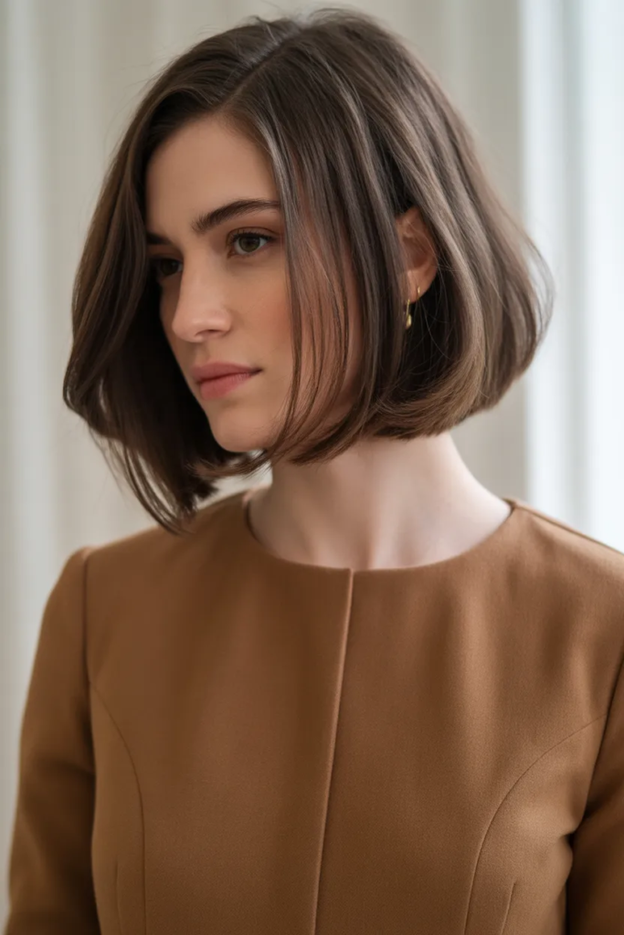 Asymmetrical Lob - Low Maintenance Haircut Ideas