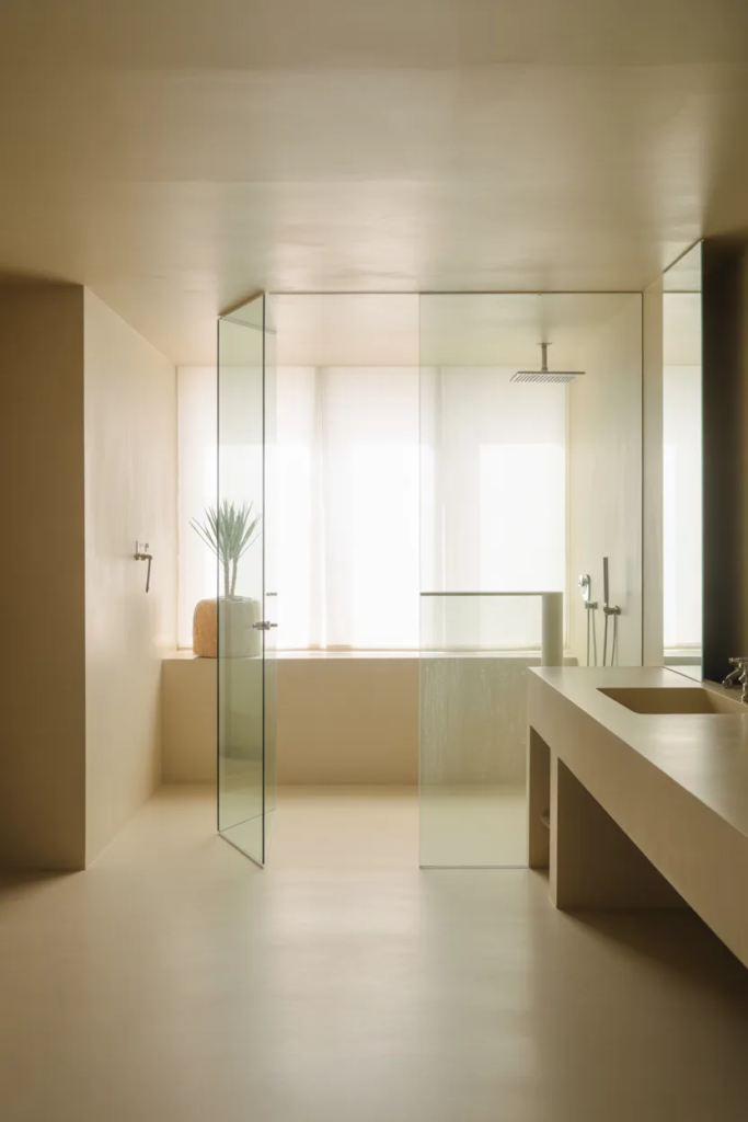 Frameless Glass Shower