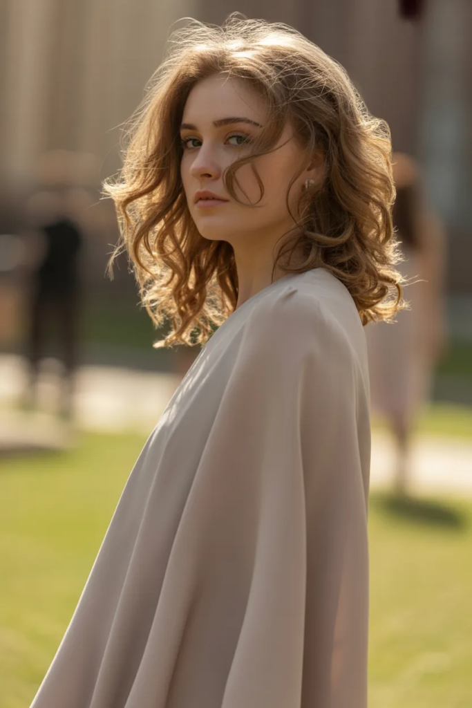 Tousled Shoulder-Length Waves - French Girl Hairstyle Inspirations