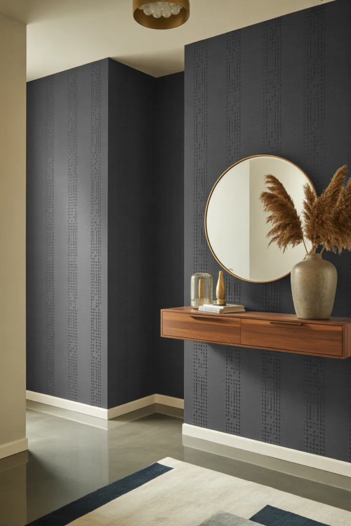 Accent Wall - Entryway Styling Ideas