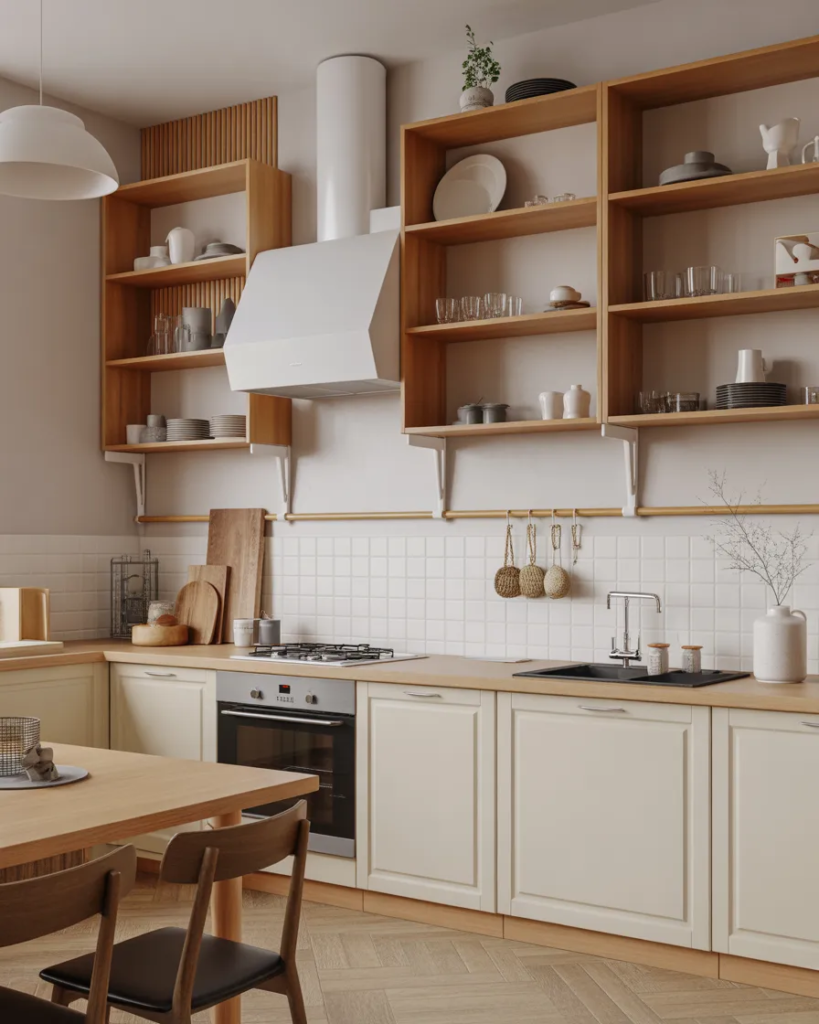 Open Shelving Display