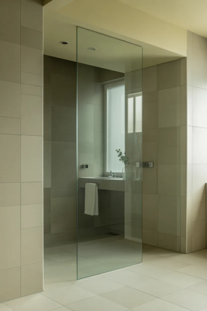 Frameless Glass Shower