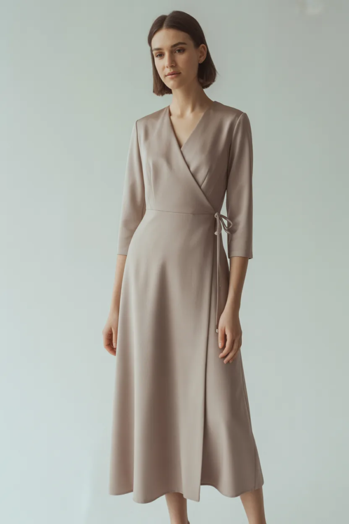 Midi Wrap Dress