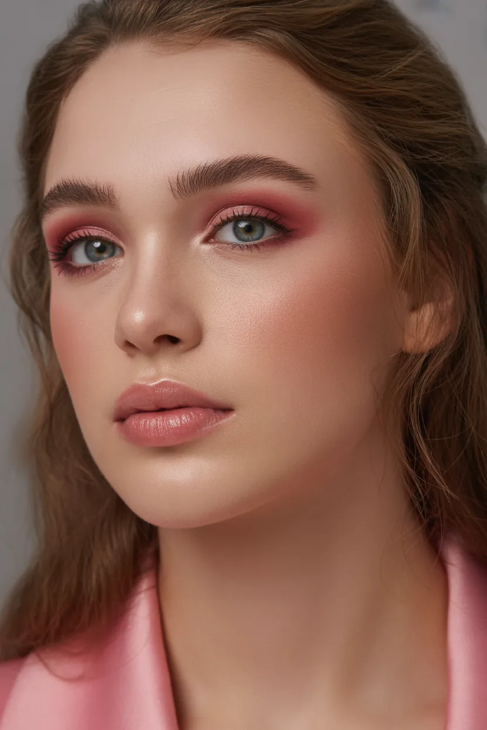 Monochrome Makeup Look