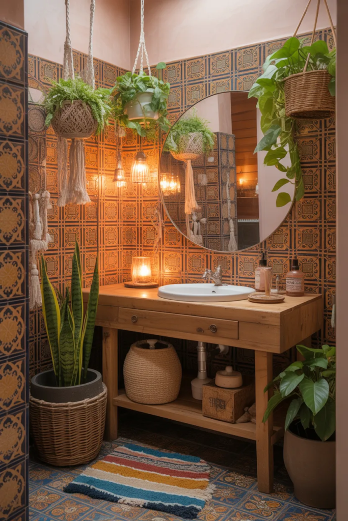 Patterned Boho Tiles