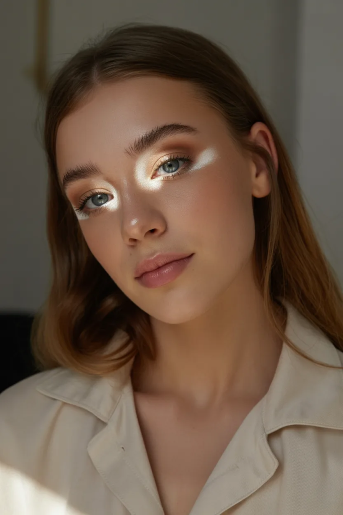 Inner Corner Highlight - Soft Glam Everyday Makeup