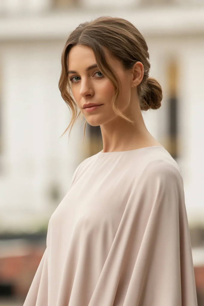 Classic Low Messy Bun - Chic Hairstyles Without Heat