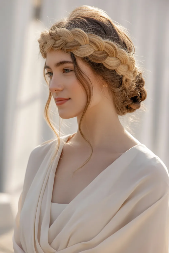 Braided Crown Hairstyle