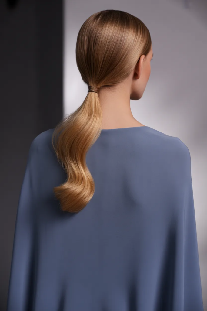 Sleek Low Ponytail