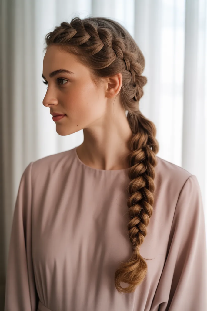 Rope Braid Ponytail
