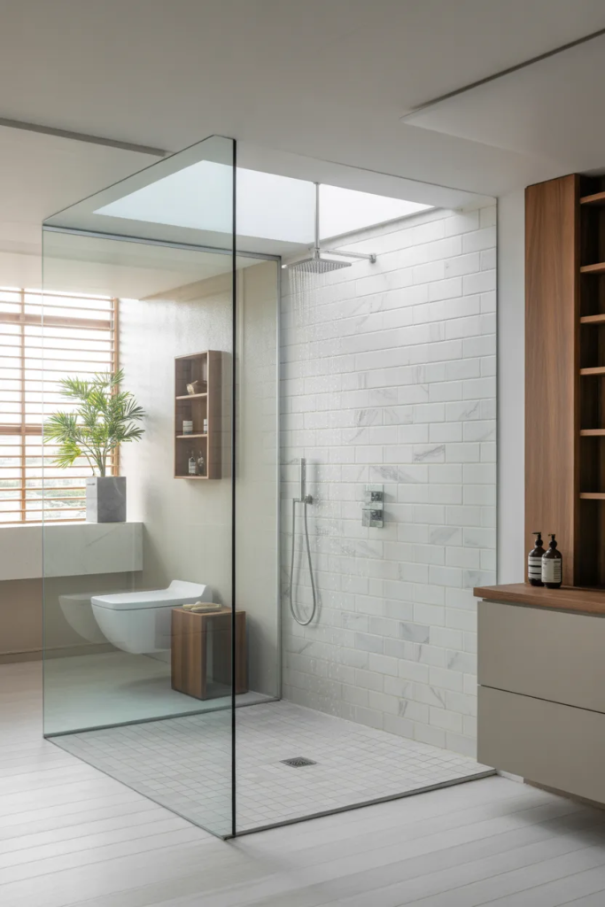  Walk-In Rainfall Shower