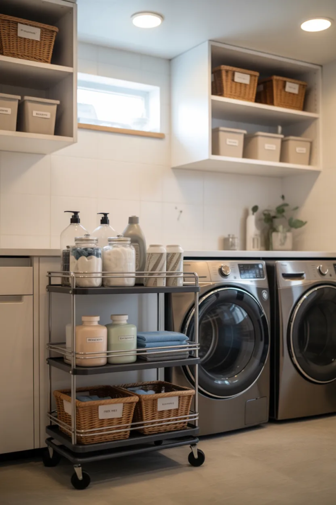 Add a Rolling Cart for Flexibility