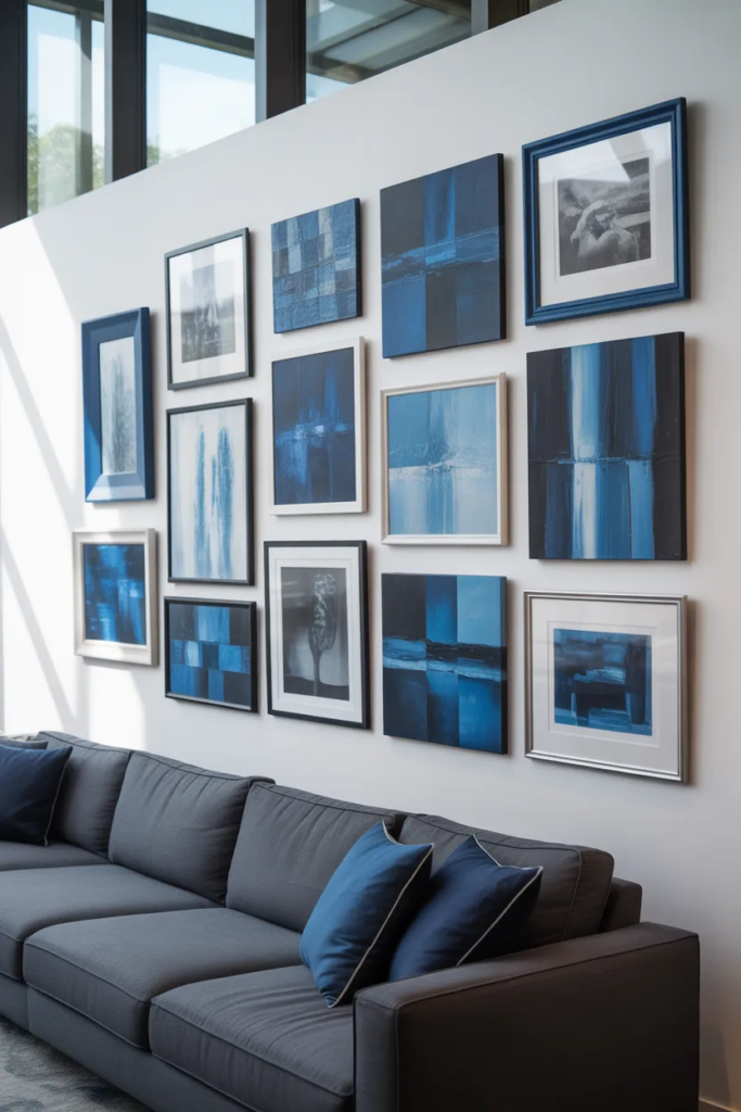 Color-Coordinated Gallery Wall