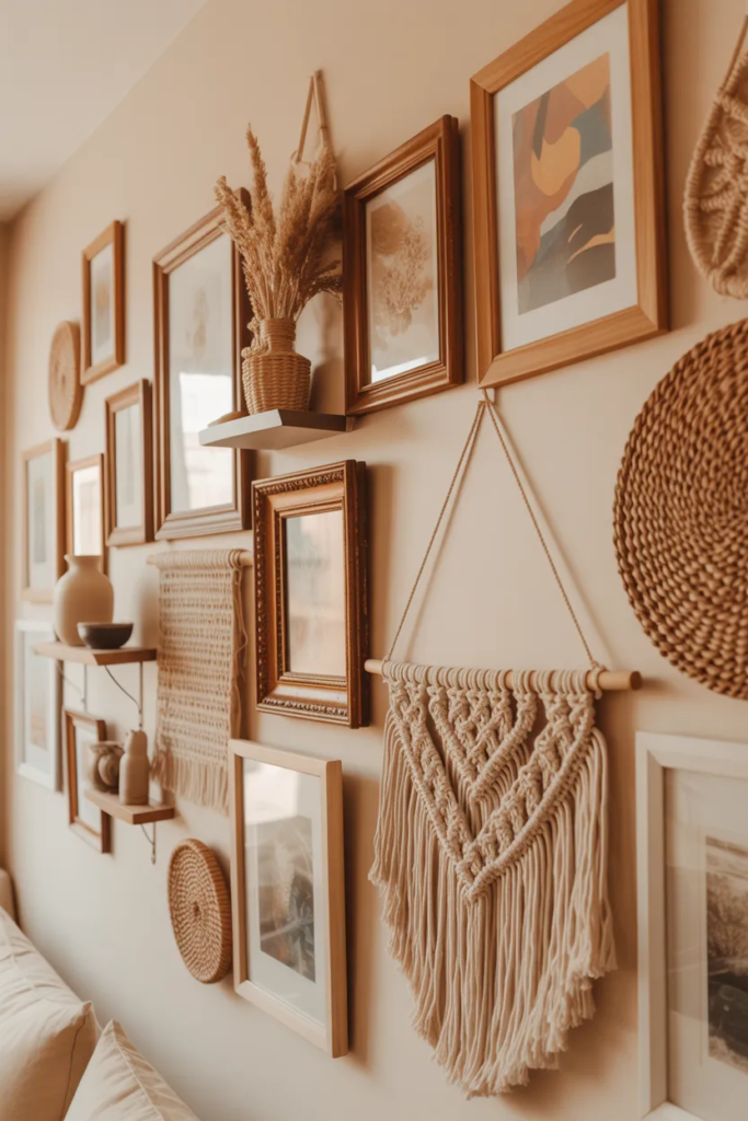 Boho Style Gallery Wall