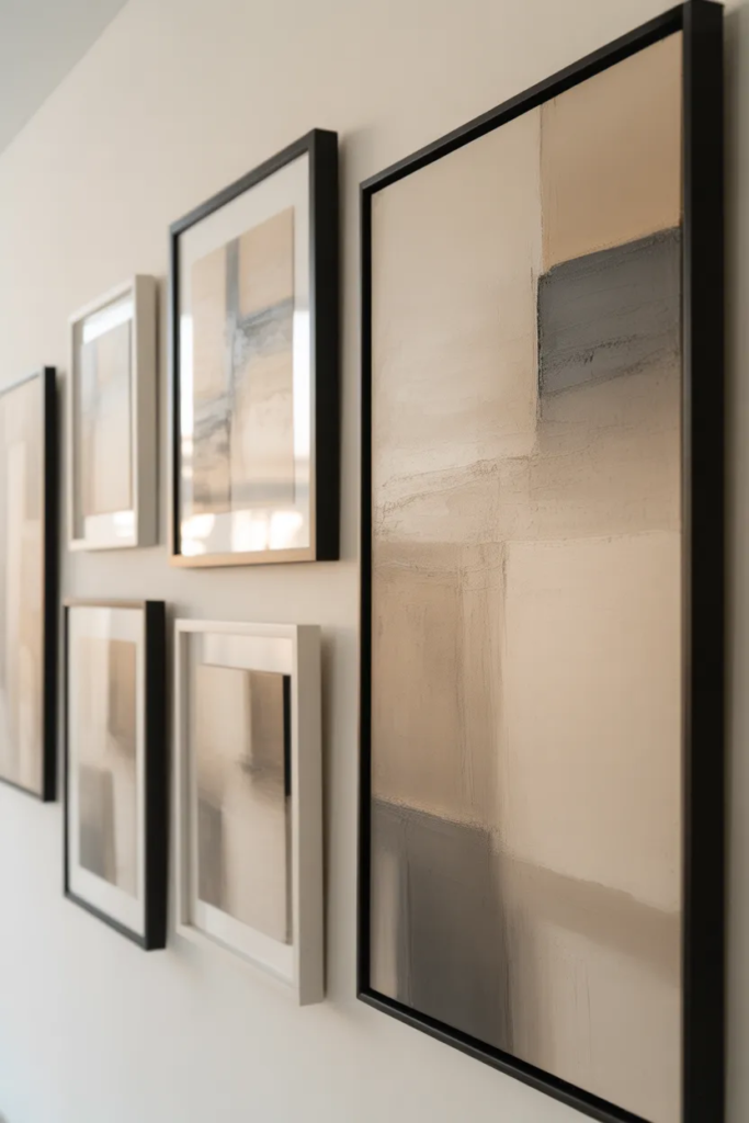 Neutral Modern Gallery Wall