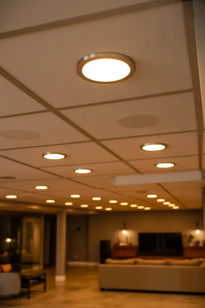 Recessed Ceiling Lighting - Basement Lighting Ideas
