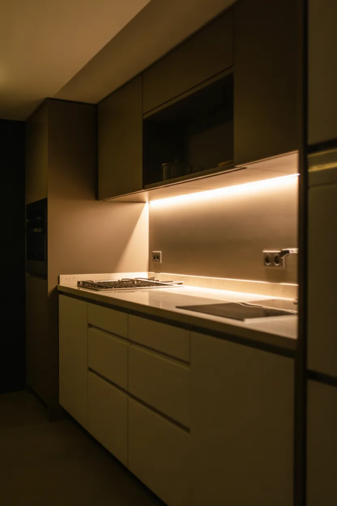 Under-Cabinet Lighting for Basement Kitchens