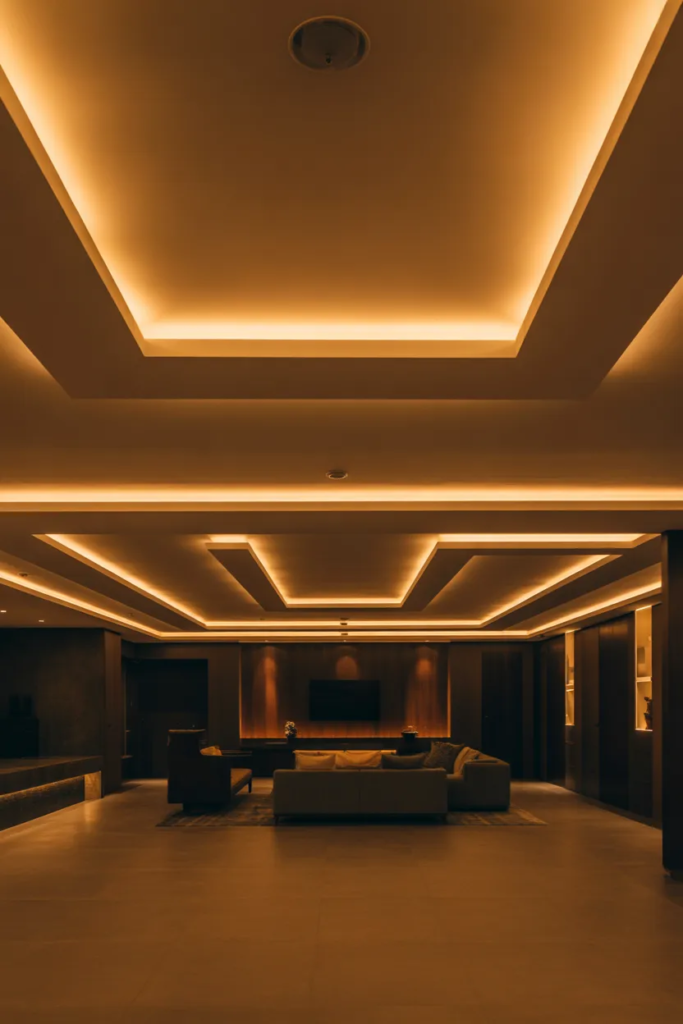 Cove Lighting Along the Ceiling