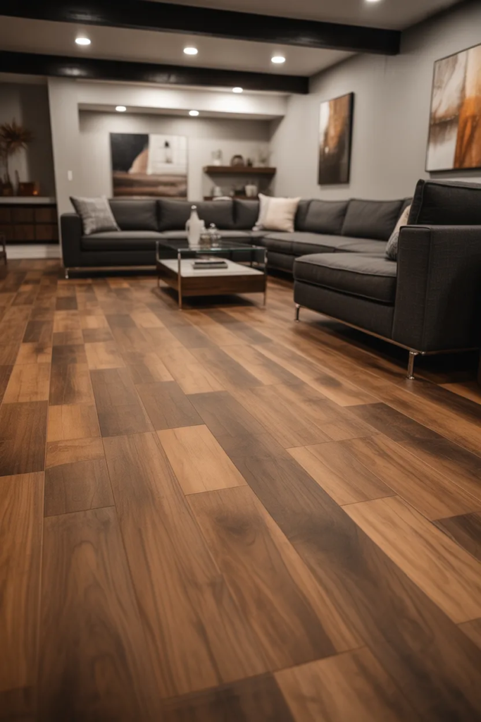 Luxury Vinyl Plank Flooring - Basement Flooring Ideas