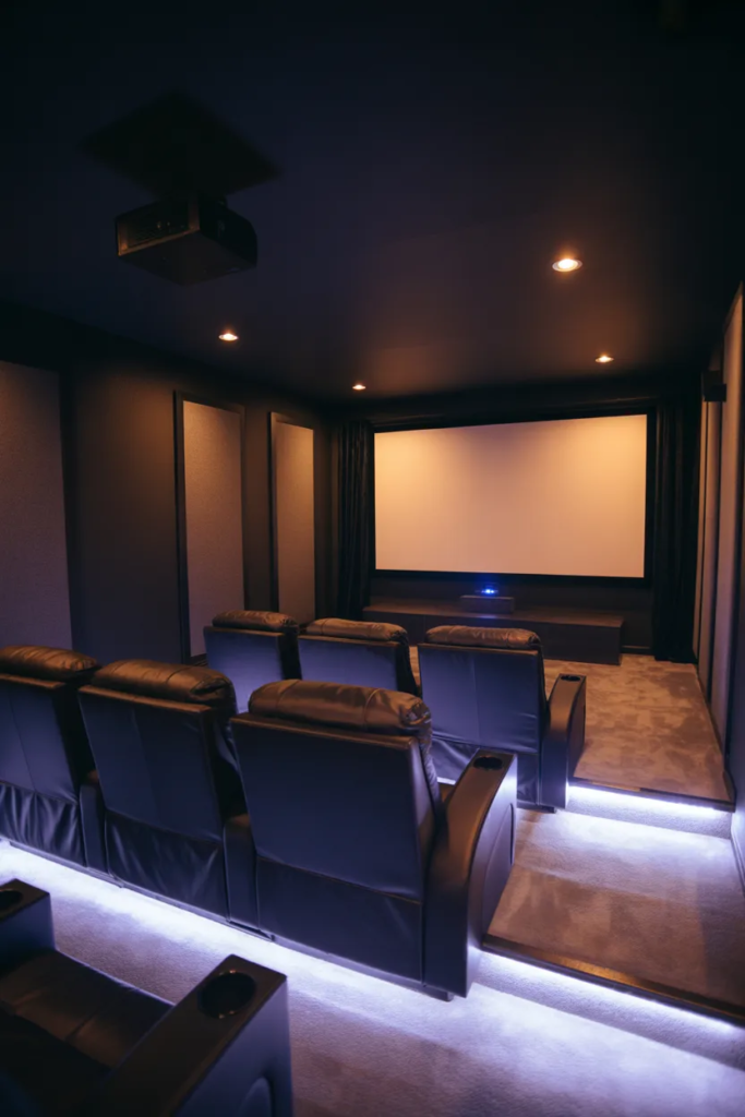 Tiered Seating Layout for Small Rooms