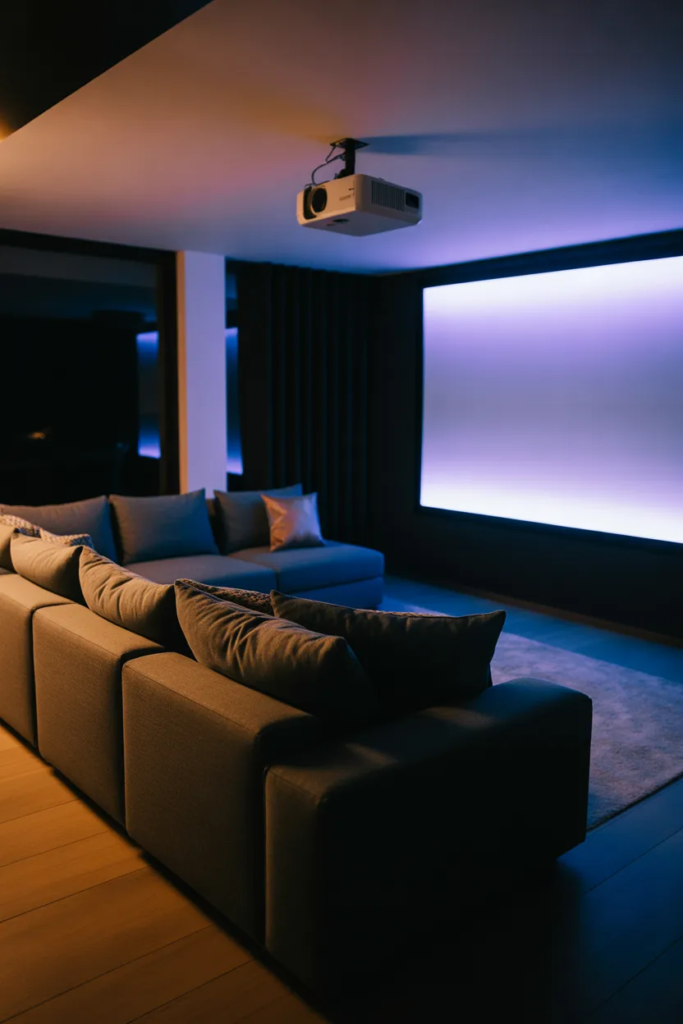 Sectional Sofa Theater Layout
