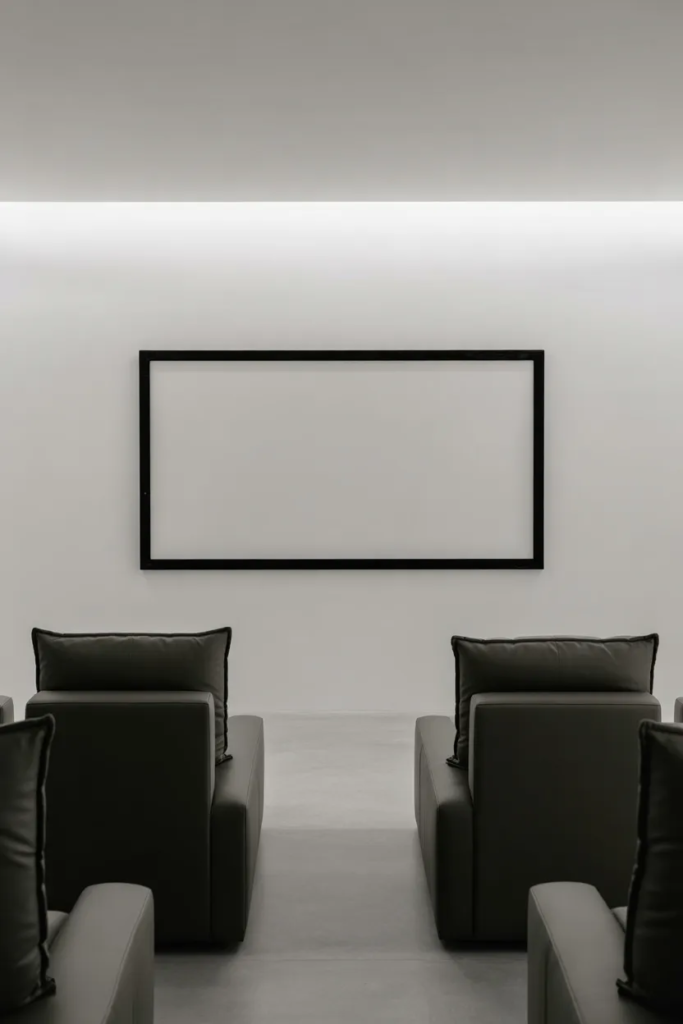 Minimalist Theater Layout