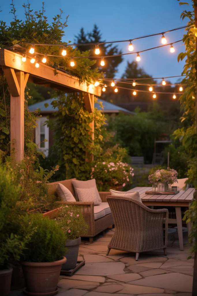 Outdoor String Lights - Garden Decor Ideas