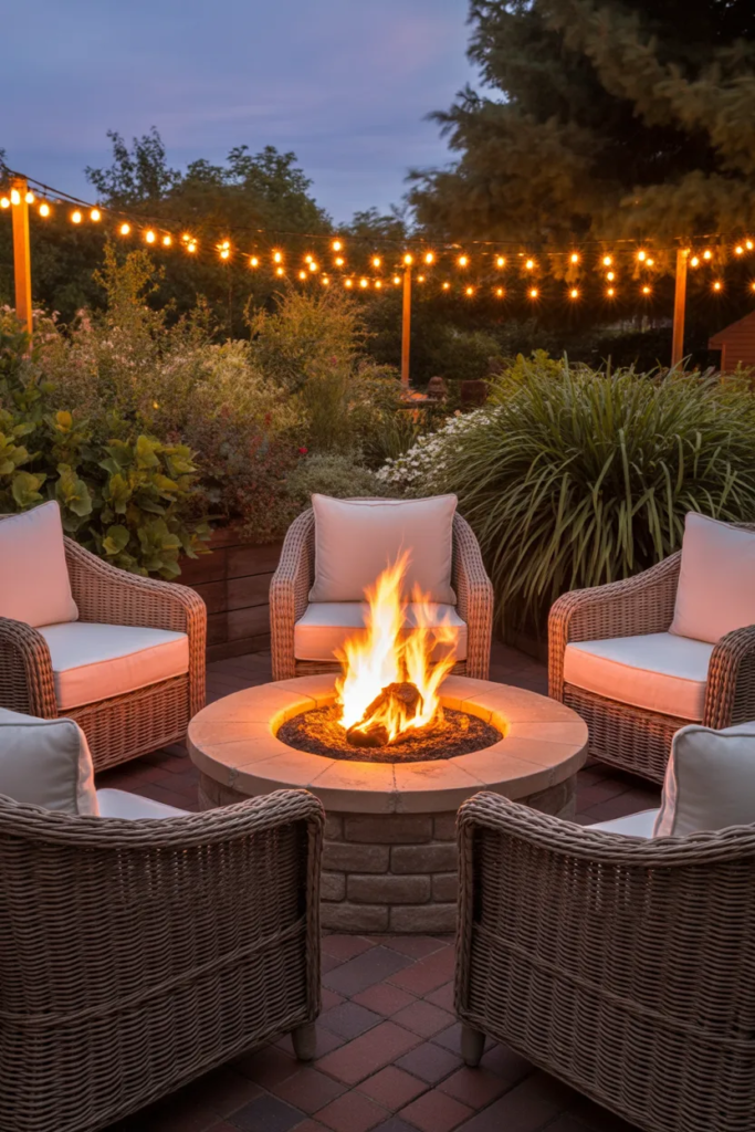 Fire Pit Area - Garden Decor Ideas