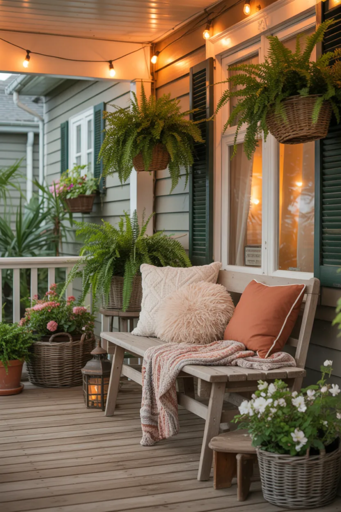 Add a Cozy Seating Area - Porch Decor Ideas