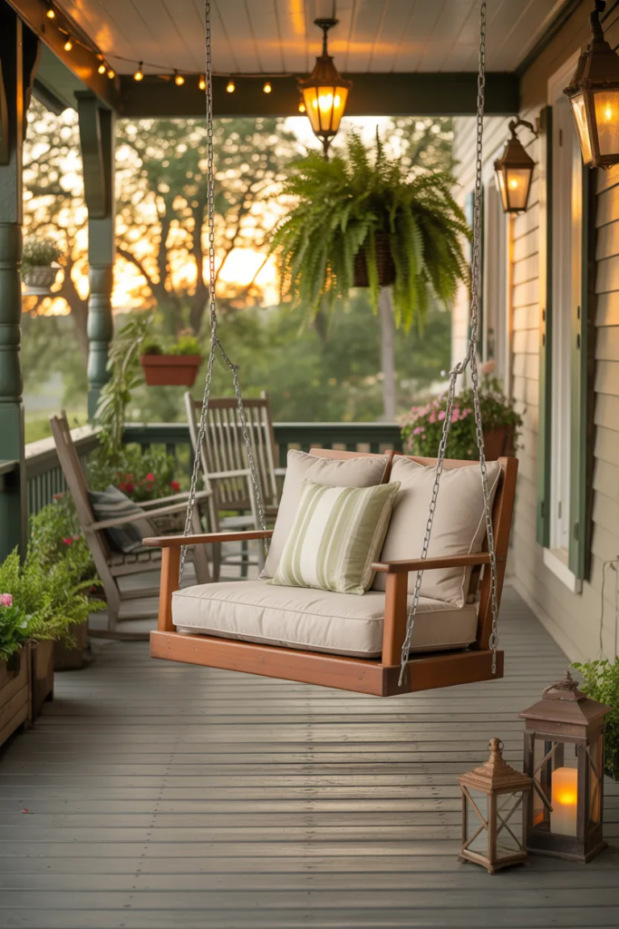 Install a Porch Swing