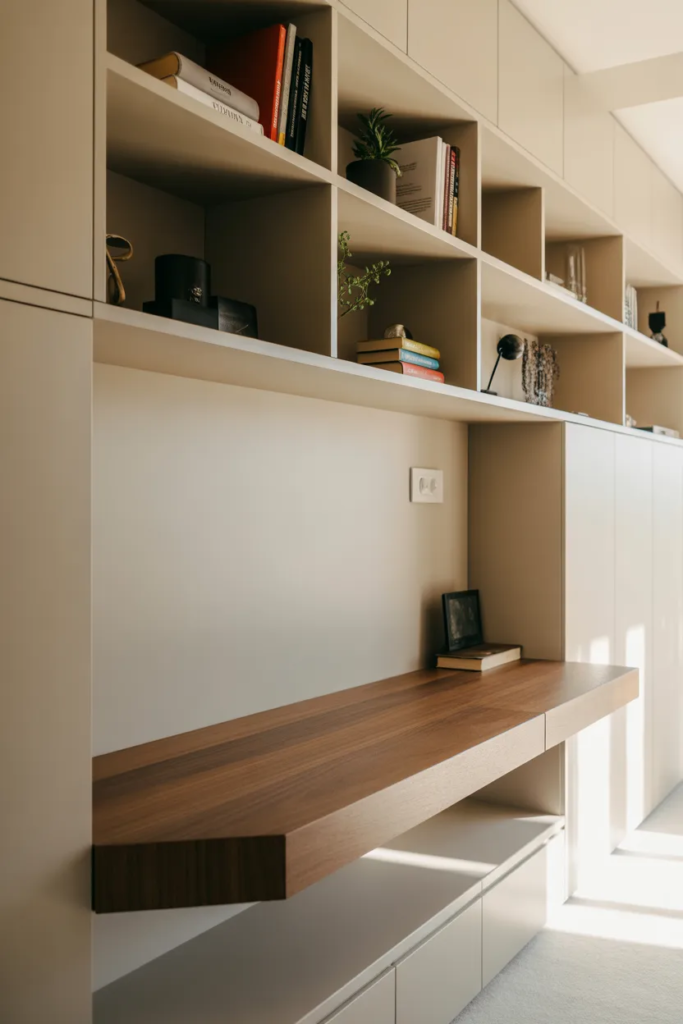 Built-In Wall Desk