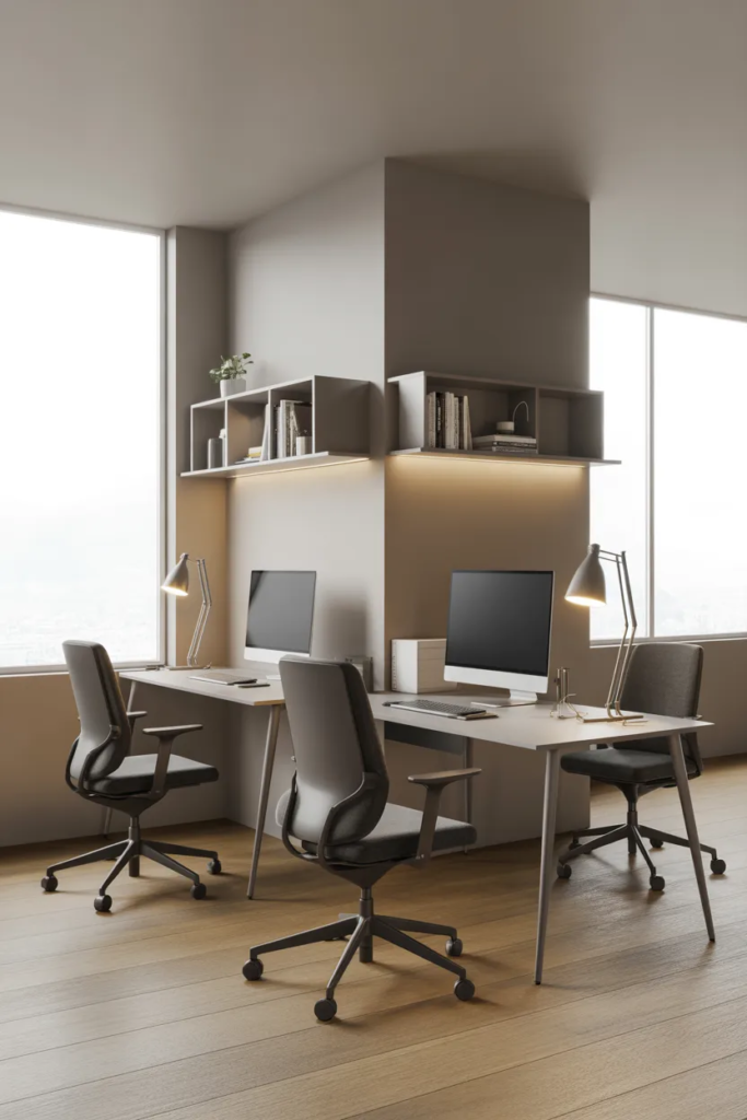 Dual Desk Shared Office