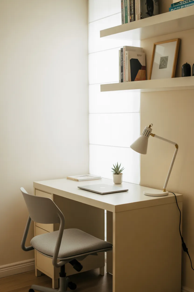 Small Compact Desk Setup