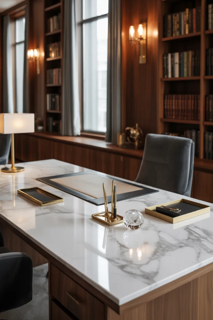 Luxury Home Office Desk Setup - Home Office Desk Ideas