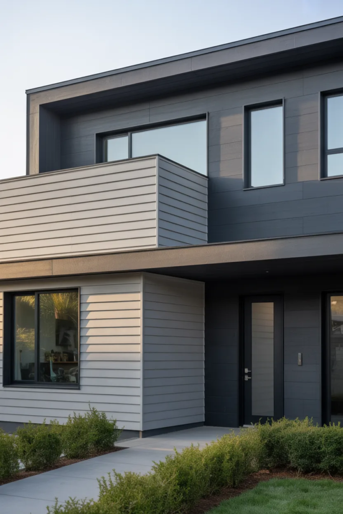 Two-Tone Gray Exterior